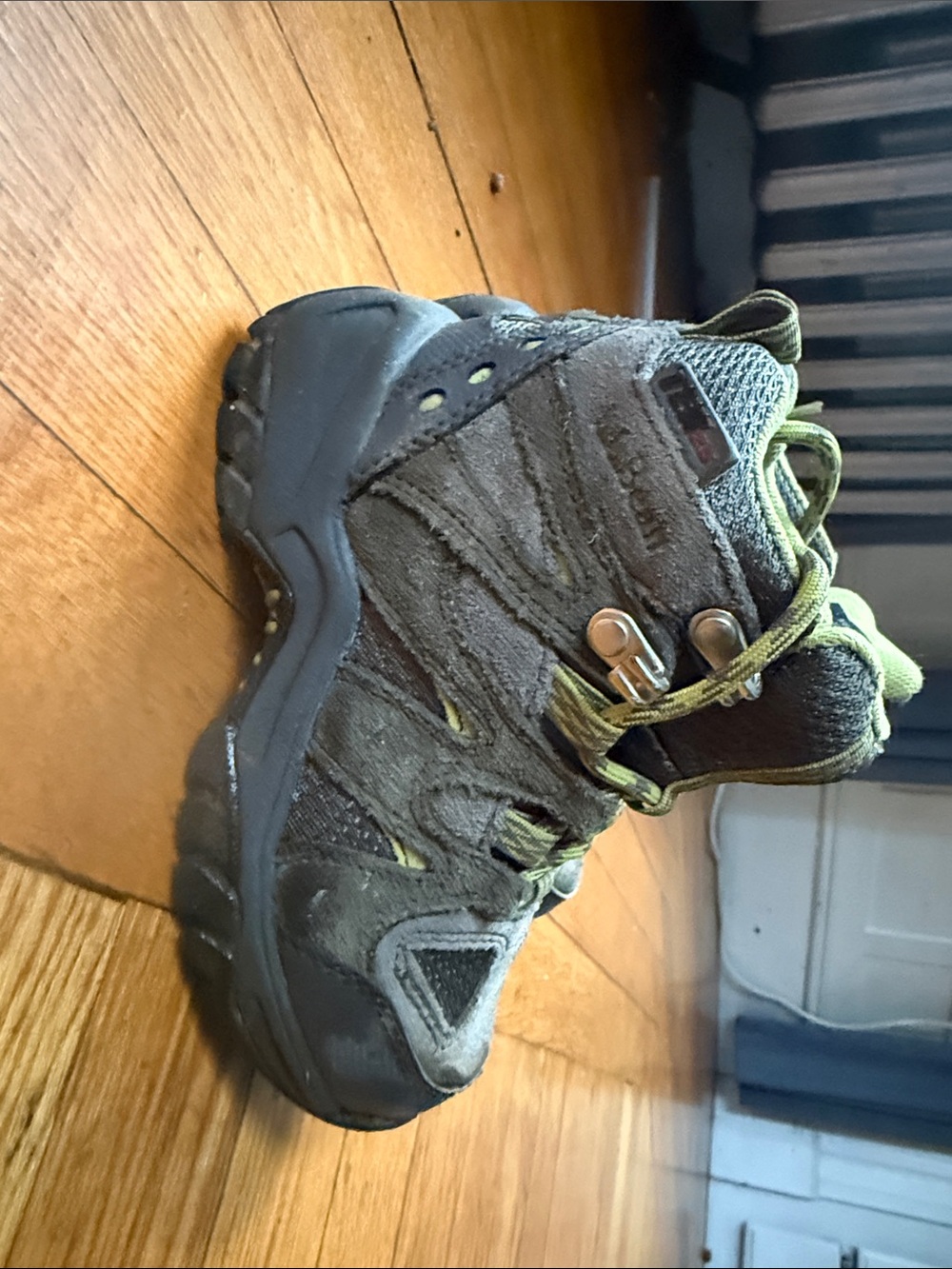 L.L. Bean Olive Green Kids Hiking Boot